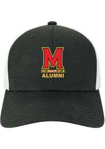 Legacy Maryland Terrapins Alumni Mid Pro Snap Trucker Adjustable Hat - Black