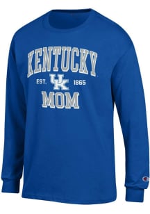 Champion Kentucky Wildcats Blue EST Date Mom Jersey Long Sleeve T Shirt