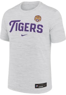Nike LSU Tigers White Velocity Short Sleeve T Shirt