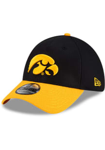 New Era Iowa Hawkeyes Mens Black Diamond Era 39THIRTY Flex Hat