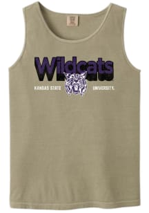 K-State Wildcats Womens Sand Shadow Tank Top