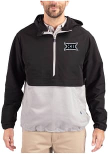 Cutter and Buck Big 12 Mens Black Charter Eco Pullover Jackets