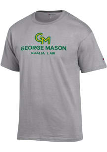 Champion George Mason University Grey Primary Logo Short Sleeve T Shirt