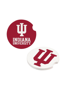 Indiana Hoosiers 2pk Car Coaster - Red