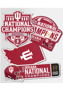 Indiana Hoosiers 4 Pack 2025 Football Nat Champs Magnet