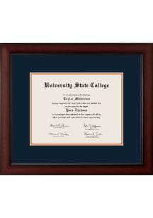 Illinois Fighting Illini Paxton Plain Diploma Frame - Brown