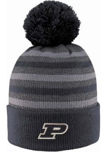 LogoFit Purdue Boilermakers Dark Grey Doc Marled Mens Knit Hat