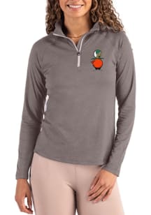 Cutter and Buck UCF Knights Womens Graphite Vault Coastline Qtr Zip