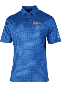 Columbia Florida Gators Mens Navy Blue Master Short Sleeve Polo