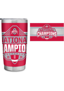 Ohio State Buckeyes 2024 Football National Champions 20oz Tumbler - Red