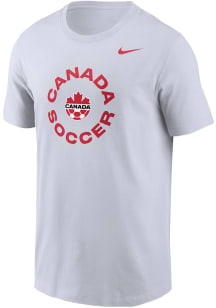 Nike Canada National Team White Wordmark Short Sleeve T Shirt