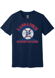 Summit Sportswear Kannapolis Cannon Ballers Navy Blue Soft Arch Short Sleeve T Shirt