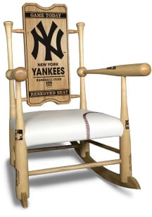 New York Yankees Memories and Dreams Baseball Bat Rockers