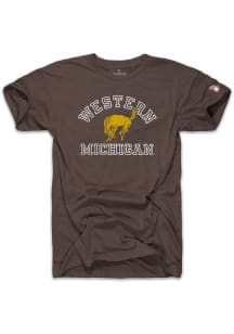 The Mitten State Western Michigan Broncos Brown Vintage Bronco Short Sleeve Fashion T Shirt