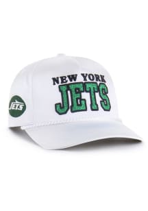 47 New York Jets White Outspoken Hitch RF Womens Adjustable Hat