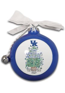 Kentucky Wildcats Been Sprucing Up Ornament - Blue
