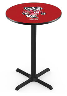 Wisconsin Badgers Mascot Cross Base Pub Table