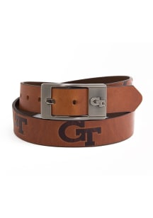 GA Tech Yellow Jackets Leather Brandish Mens Belt