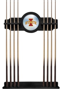 Iowa State Cyclones Solid Wood Cue Rack Pool Table