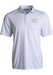 Cutter and Buck Auburn Tigers Mens White Pike Pebble Tonal Short Sleeve Polo