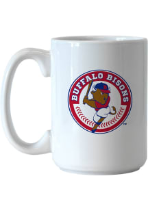 Buffalo Bisons 15oz Gameday Sublimated Ceramic Mug - White