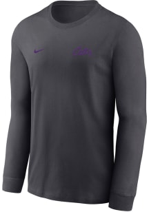 Nike K-State Wildcats Anthracite Legend Long Sleeve T-Shirt