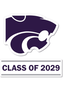 K-State Wildcats 3 Inch Class of 2029 Auto Decal - Purple