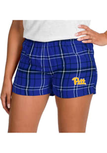 Concepts Sport Pitt Panthers Womens Black Ultimate Flannel Shorts