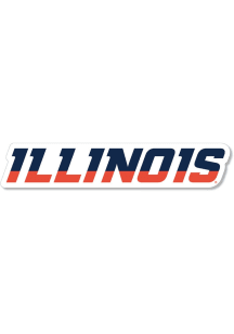 Illinois Fighting Illini SM Illinois Text Magnet