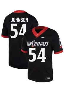 Thomas Johnson  Nike Cincinnati Bearcats Black NIL Name And Number Football Jersey
