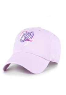 47 Washington Nationals Pink Critter Clean Up Youth Adjustable Hat