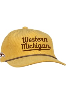Western Michigan Broncos Script Rope Chaser Adjustable Hat - Gold