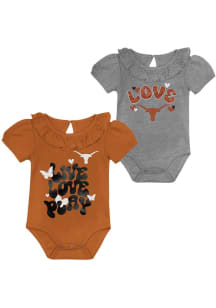 Texas Longhorns Baby Burnt Orange Hop Base Set One Piece