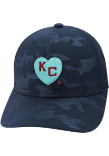 Summit Sportswear Kansas City Monarchs The C Adjustable Hat - Navy Blue