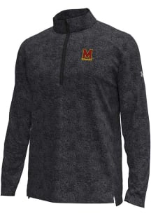 Under Armour Maryland Terrapins Mens Black Tech Long Sleeve Qtr Zip Pullover