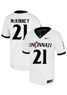 Jamarion McKinney  Nike Cincinnati Bearcats White NIL Name And Number Football Jersey