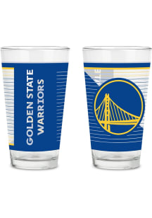 Golden State Warriors 2 Pack Pint Glass Drink Set