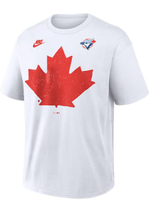 Nike Toronto Blue Jays White First Pitch Short Sleeve Fashion T Shirt