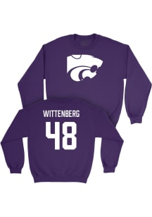 Zach Wittenberg K-State Wildcats Mens Purple NIL Legacy Player Crew