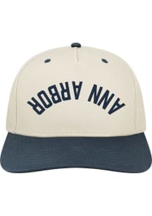 Michigan Wolverines Upside Down Heritage Adjustable Adjustable Hat - White