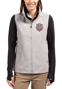 Cutter and Buck Indiana Hoosiers Womens Grey 2025 CFP National Champions Charter Vest