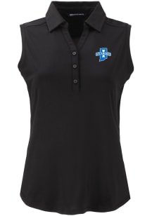 Cutter and Buck Indiana State Sycamores Womens Black Forge Eco Polo Shirt