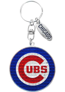 Chicago Cubs Logo Keychain - Blue