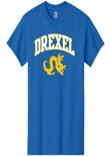 Summit Sportswear Drexel Dragons Blue Arch Logo Short Sleeve T Shirt