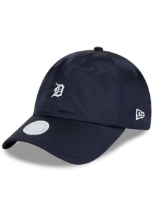 New Era Detroit Tigers Navy Blue Satin Ponytail 9FORTY Womens Adjustable Hat