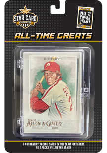 Philadelphia Phillies All Time Greats 6pk Collectible Baseball Cards