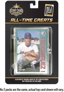 Texas Rangers All Time Greats Collectible Baseball Cards