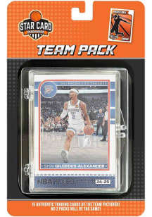 Oklahoma City Thunder Team Pack Collectible Basketball Cards