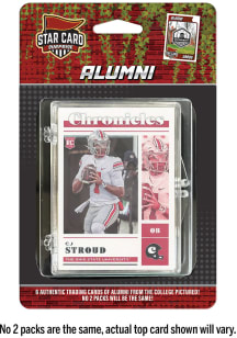Ohio State Buckeyes 6 cards per pack Collectible NCAA Cards - Red