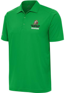 Antigua Oregon Ducks Mens Green 2025 Orange Bowl Champions Tribute Short Sleeve Polo
